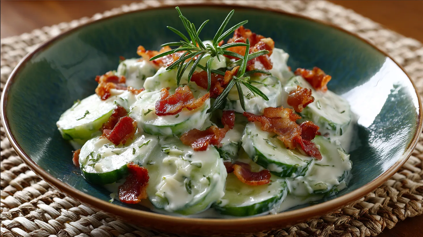 thatCreamy Cucumber Salad with Bacon and Cheese Recipe Delight: 5 Must-Try Tips!
