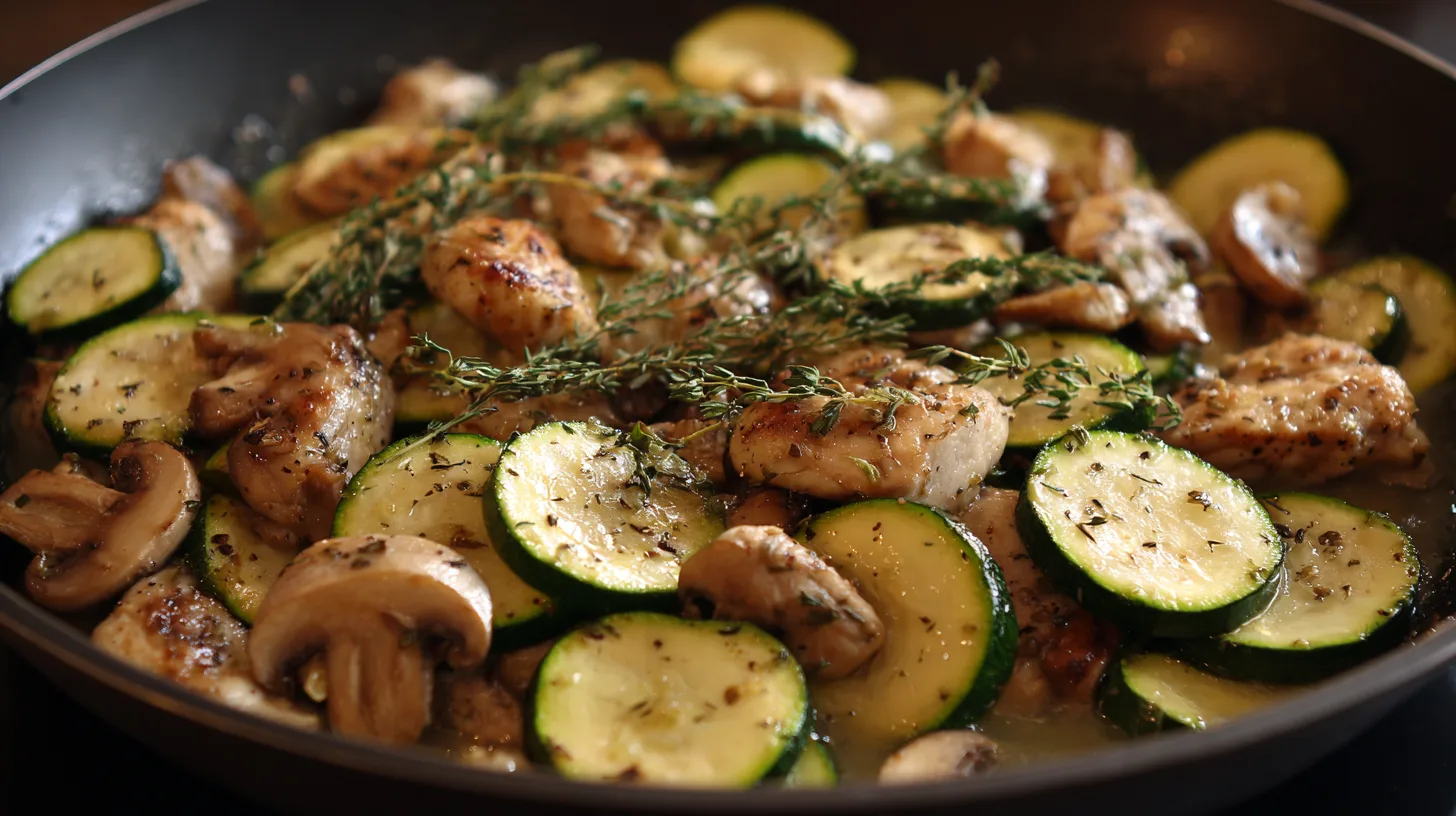 thatEasy Zucchini Mushroom Chicken Stir Fry Recipe: 5 Simple Steps to Enjoy!