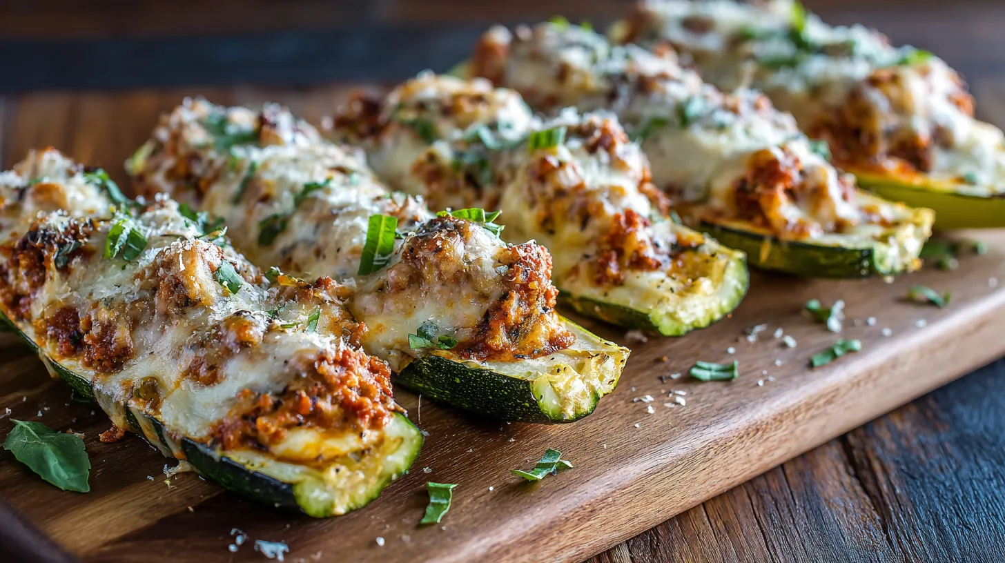 thatLasagna Stuffed Zucchini Boats Recipe: 7 Steps to Yum!